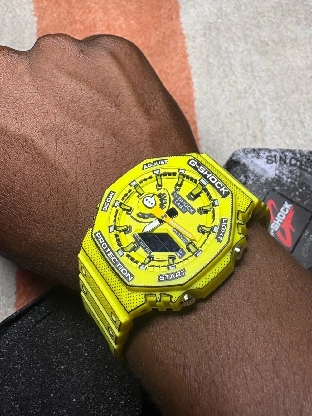 G-Shock vibrant yellow